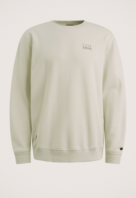 Sweatshirt Met Twillstructuur