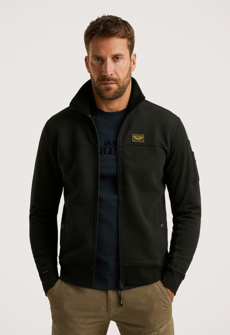Jacquard Interlock Zip Jacket