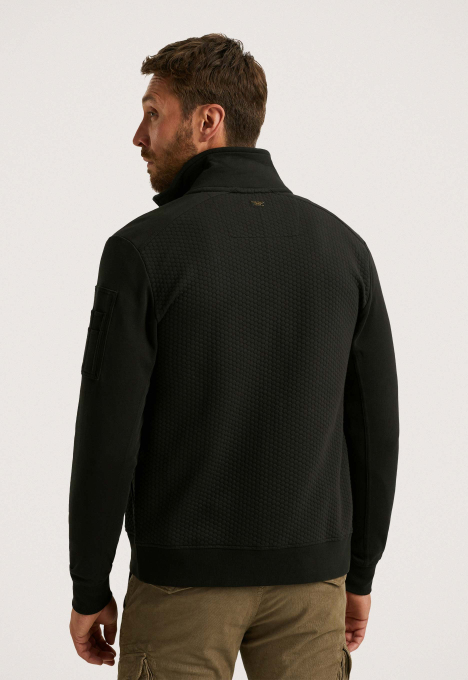 Jacquard Interlock Zip Jacket