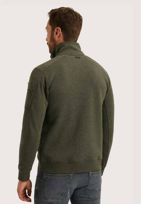 Jacquard Interlock Zip Jacket