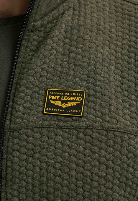 Jacquard Interlock Zip Jacket