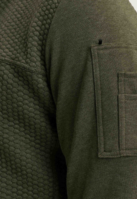Jacquard Interlock Zip Jacket