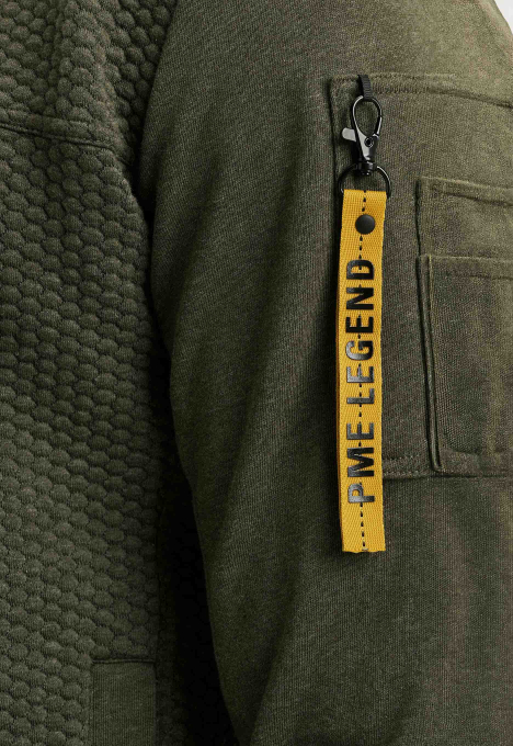 Jacquard Interlock Zip Jacket