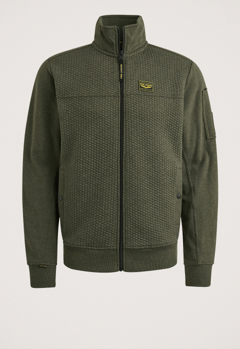 Jacquard Interlock Zip Jacket