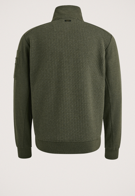 Jacquard Interlock Zip Jacket
