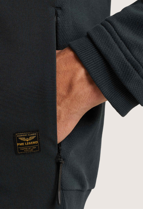 Hybrid Jacket Van Een Materiaalmix