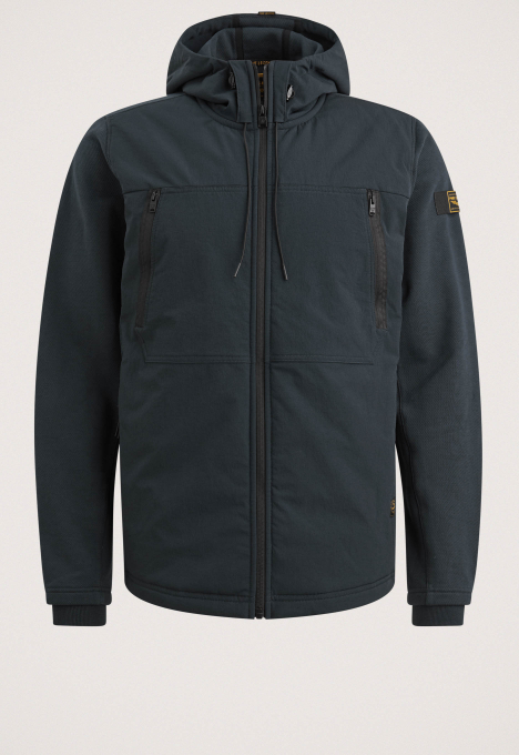 Hybrid Jacket Van Een Materiaalmix