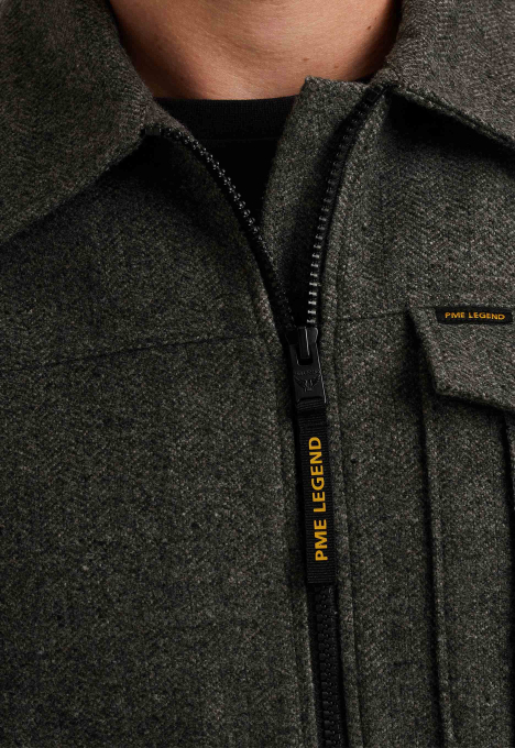 Shirt Jacket Van Wolblend