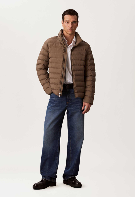 Nylon Hooded Puffer