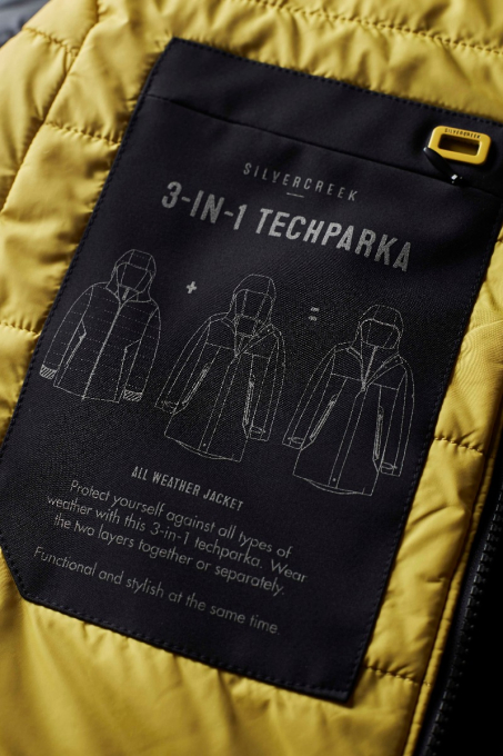 3-in-1 Techparka Jas