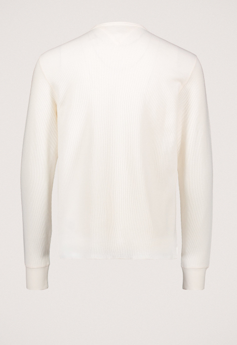 Slim Waffle Script Henley Longsleeve