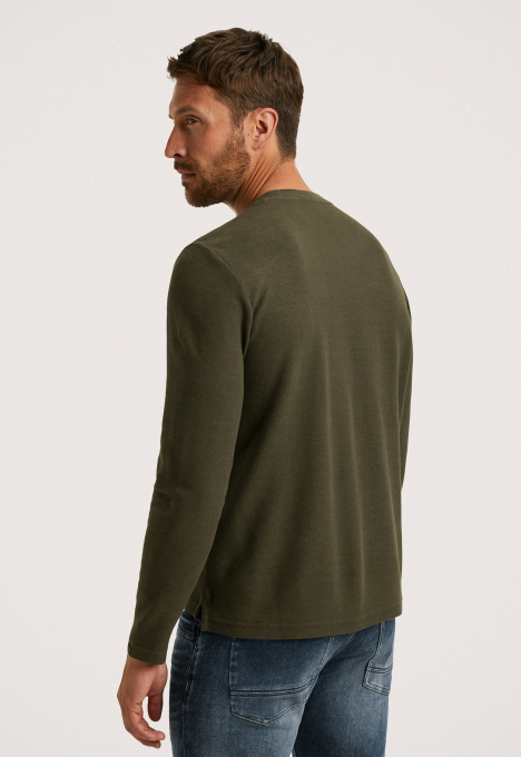 Structured Pique Longsleeve