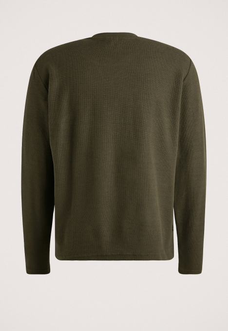 Structured Pique Longsleeve