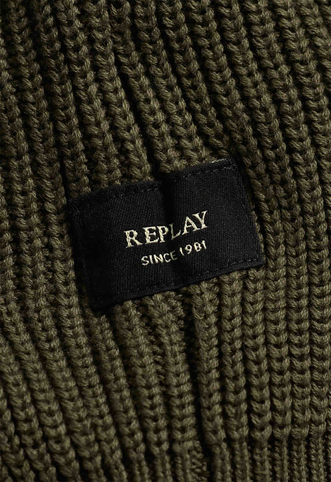 Rib-Knit Cotton Pullover