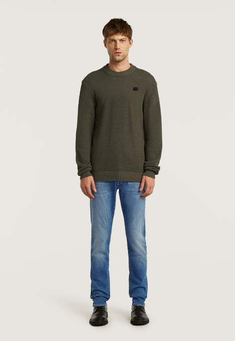 Honey Comb Structure Knit