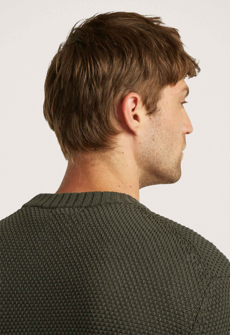 Honey Comb Structure Knit