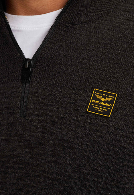 Halfzip Mouline Trui