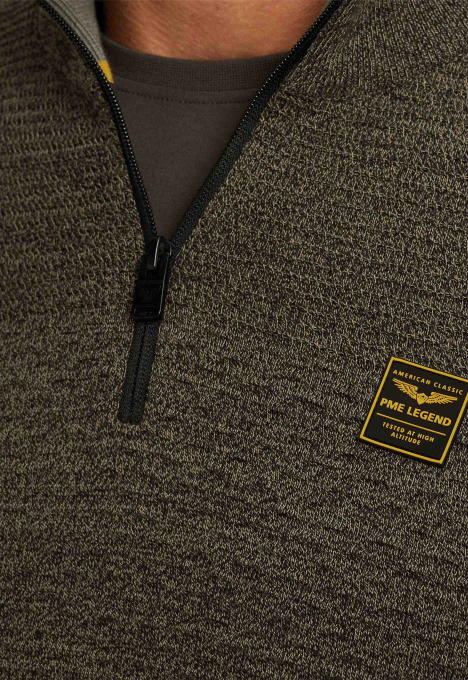 Halfzip Mouline Trui