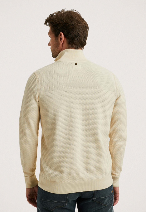 Halfzip Mouline Trui
