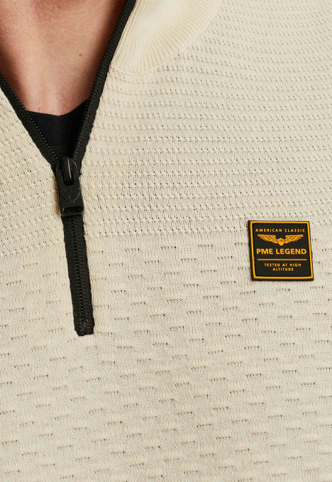 Halfzip Mouline Trui