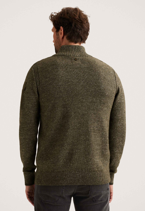 Half Zip Collar Soft Blend
