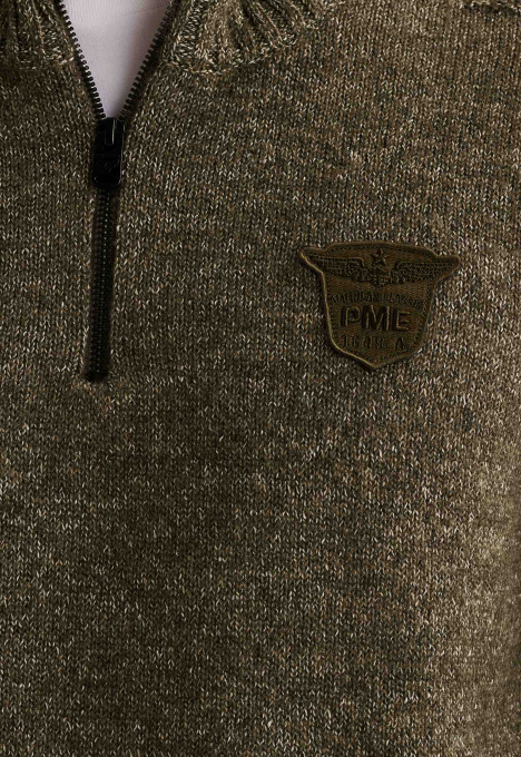 Half Zip Collar Soft Blend
