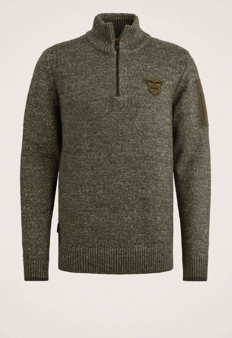 Half Zip Collar Soft Blend