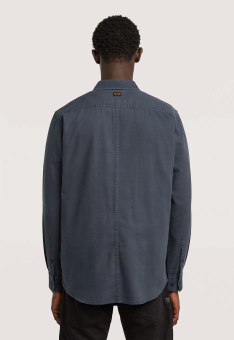 Panelled Pocket Regular Overhemd