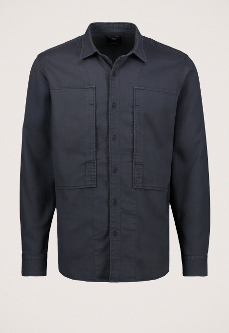 Panelled Pocket Regular Overhemd