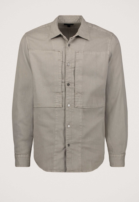 Panelled Pocket Regular Overhemd