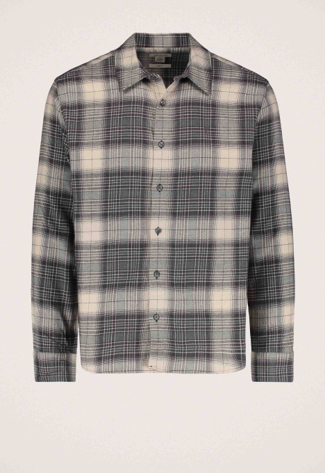 Brushed Plaid Overshirt