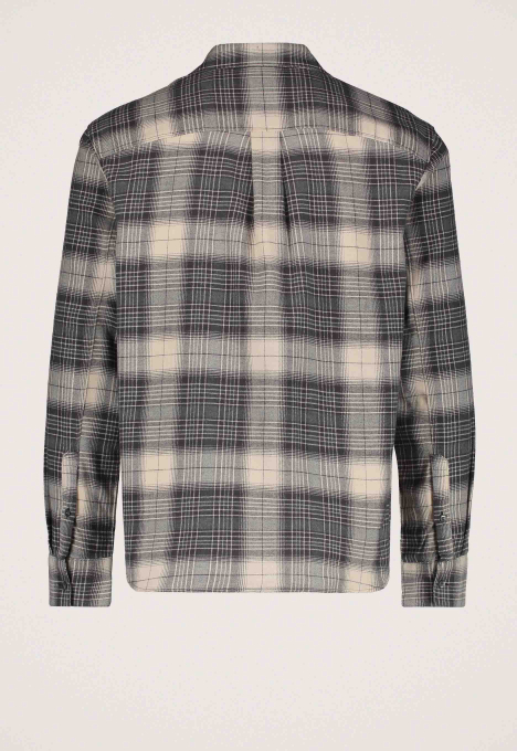 Brushed Plaid Overshirt