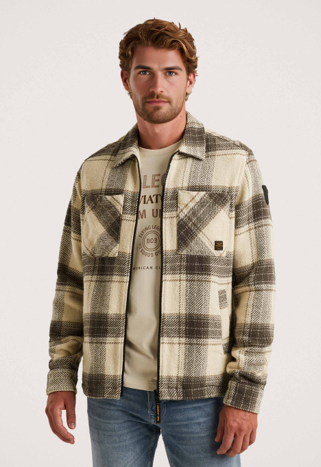 Shirt Jacket Met Ruitpatroon