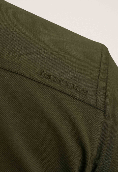 Overhemd Van Twill Jersey