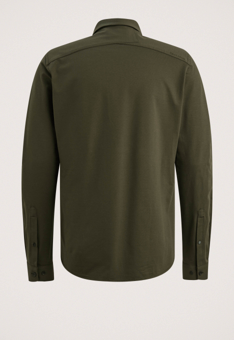Overhemd Van Twill Jersey