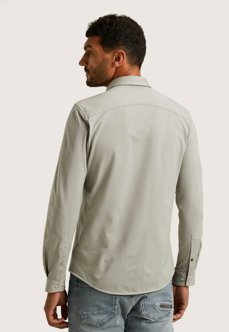 Overhemd Van Twill Jersey