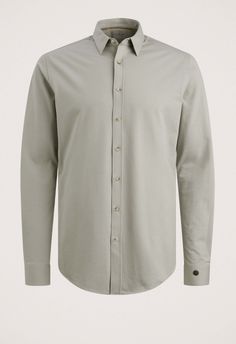 Overhemd Van Twill Jersey