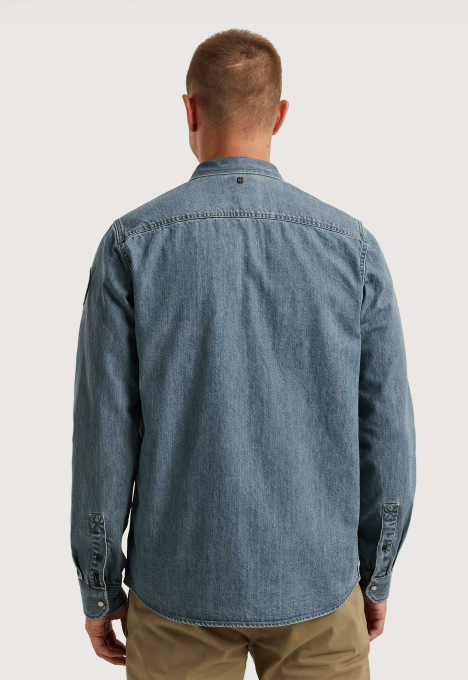 Denim Shirt Met Badges