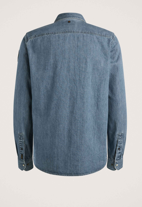 Denim Shirt Met Badges