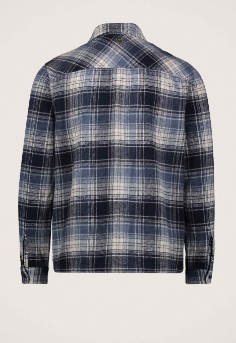 Woolblend Check Overshirt