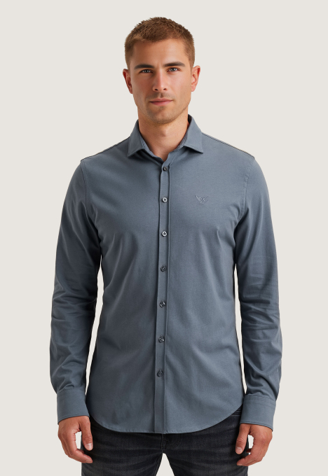 Satin Jersey Overhemd