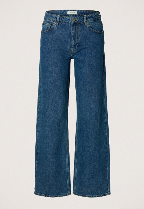 Hoog Getailleerde Wide Leg Jeans