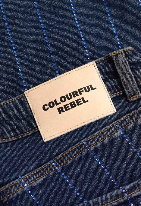 Gaias Rhinestones Denim Jeans