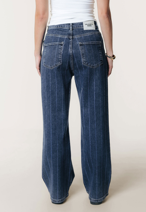 Gaias Rhinestones Denim Jeans