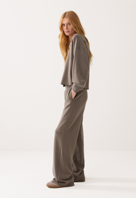 Washed Scuba Broek