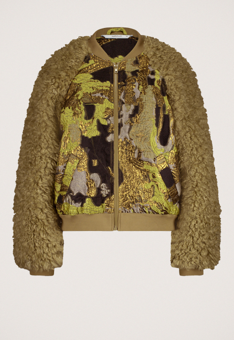 Jacquard Bomber Jacket  