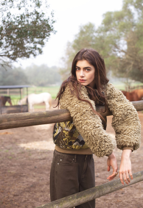 Jacquard Bomber Jacket