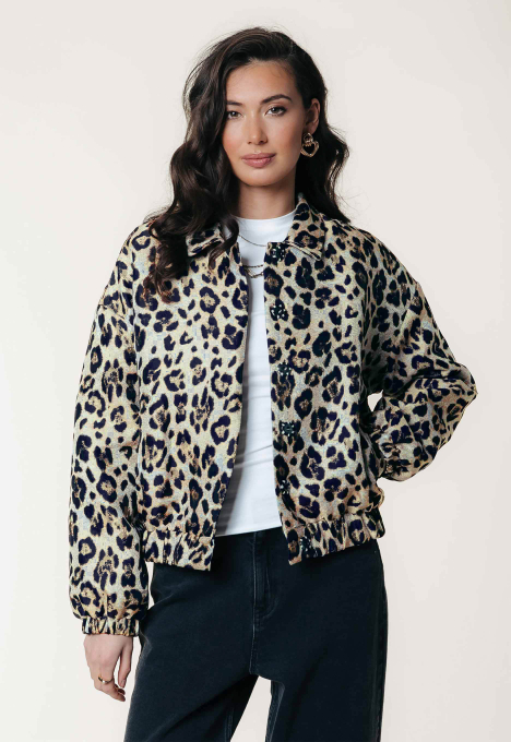 Bente Leopard Jacquard Jacket