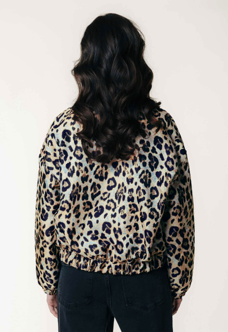 Bente Leopard Jacquard Jacket