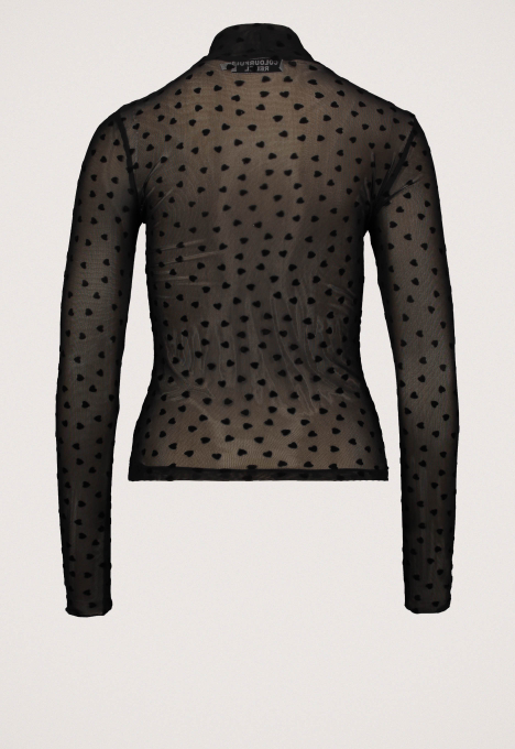 Neyo Hearts Mesh Turtleneck